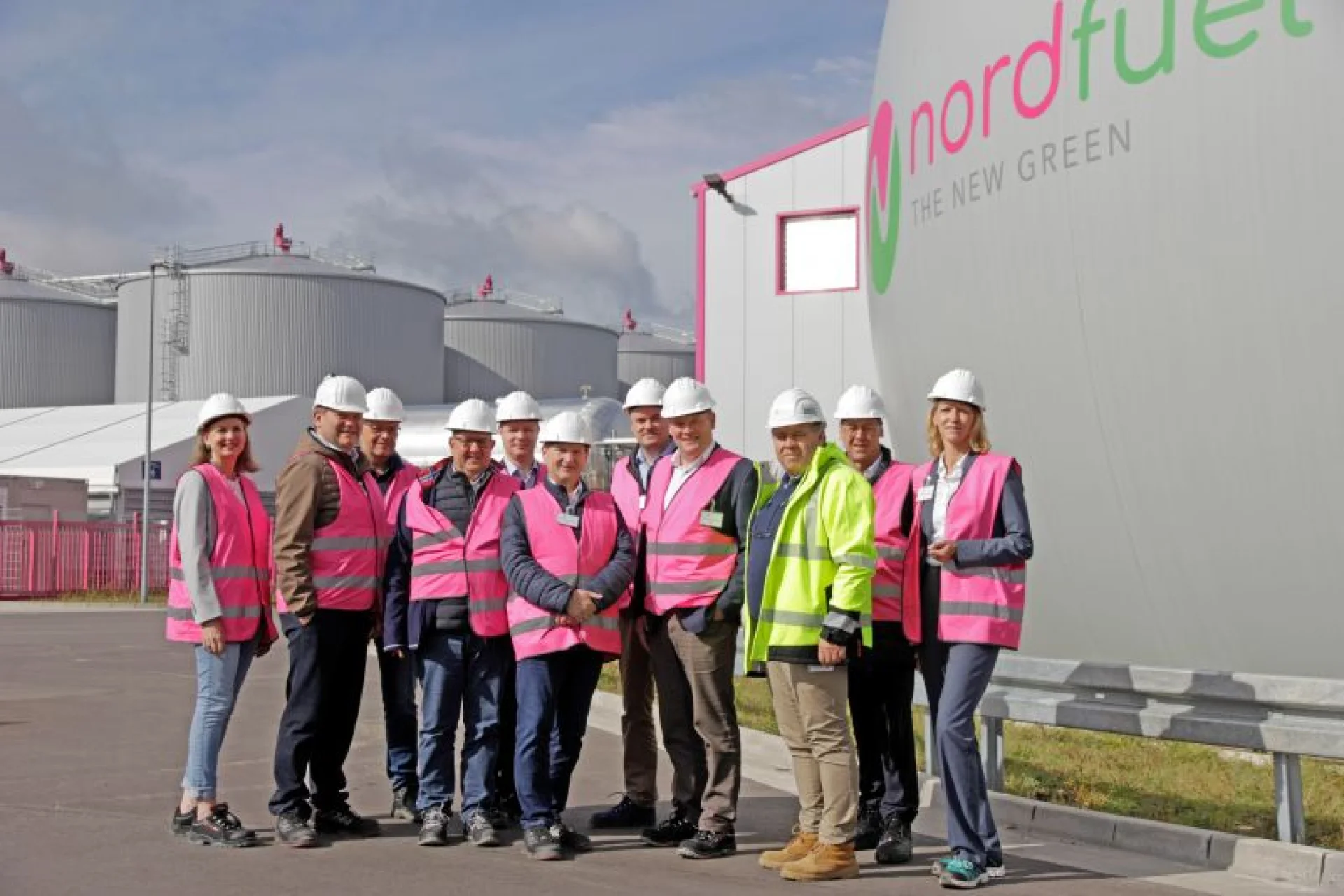 Der Arbeitskreis Landwirtschaft war Mitte September zu Gast im Biomethan-Werk in Friesoythe.